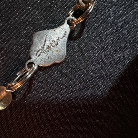 Keren Creations Turquoise Necklace & Earrings Jewelry Set With Crystal Accents - Picture 8 of 9